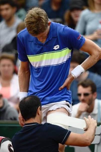 Time out medico per il sudafricano Kevin Anderson (Afp)